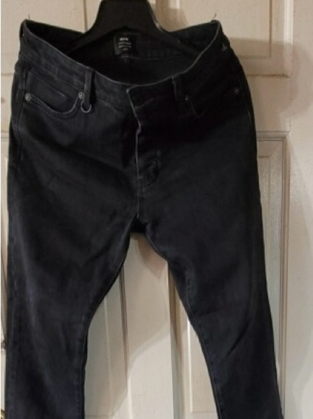 Neuw Men's Black Denim Jeans - Minimal Stitch Detail